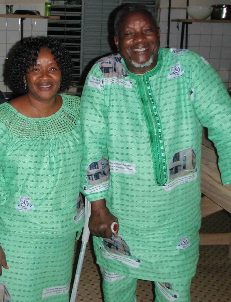 Burkina Faso Pastor Michelle and his wife