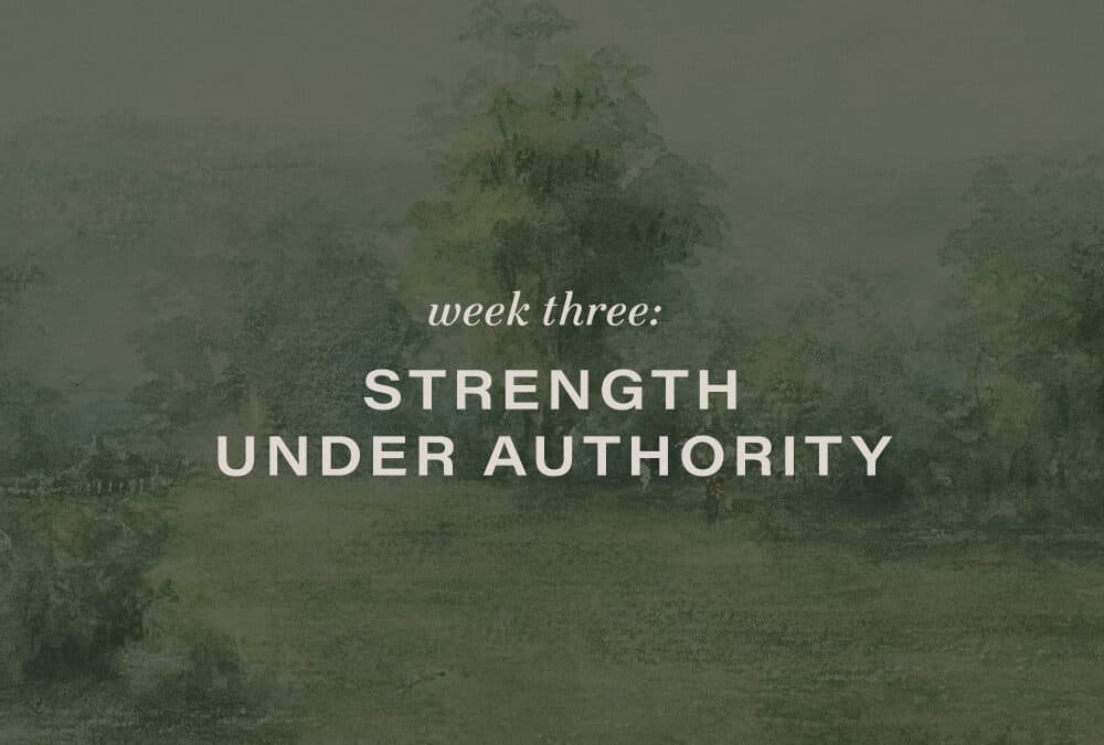 Strength Under Authority